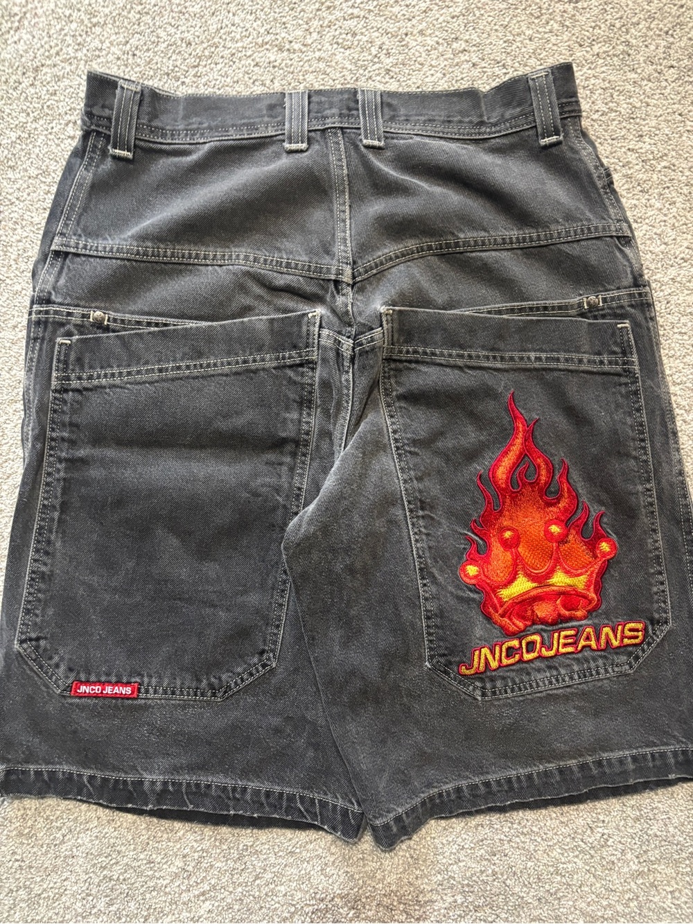 GRAIL jnco flame shorts